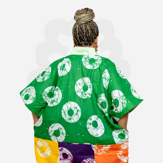 AIKA COLLAGE BUBU - Ankara and Aso-Oke Collage Holiday Bubu