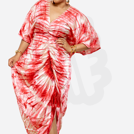 ADORA SILK BUBU - with inner belt to synch waist