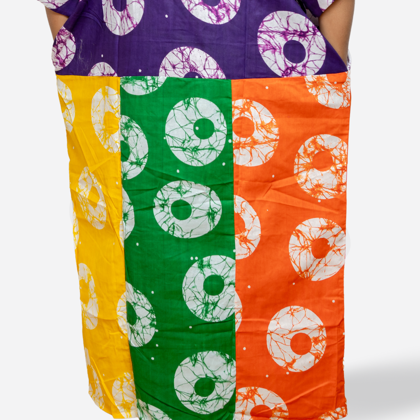 AIKA COLLAGE BUBU - Ankara and Aso-Oke Collage Holiday Bubu