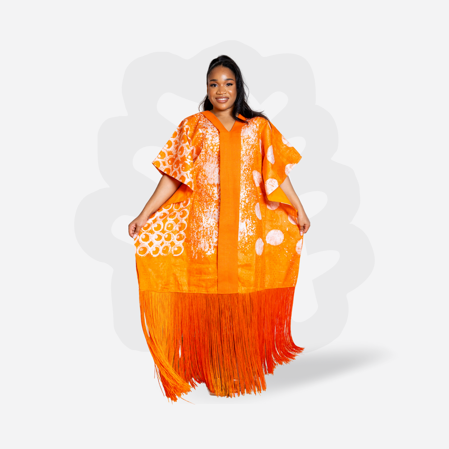 Fringe Obsession Bright Kaftan Bubu