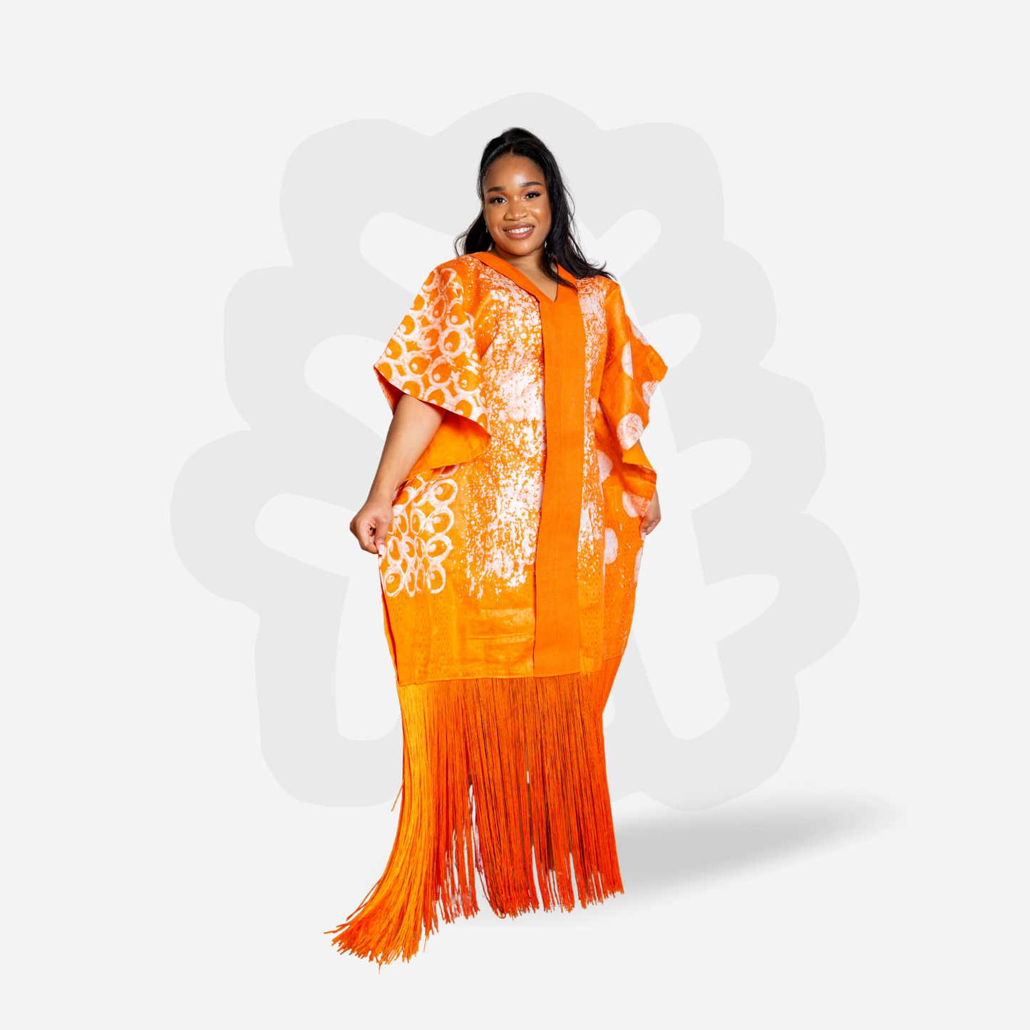 Fringe Obsession Bright Kaftan Bubu
