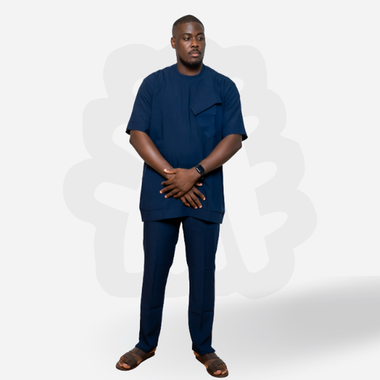 ODOGWU SET - Modern African Men Two-Piece Set