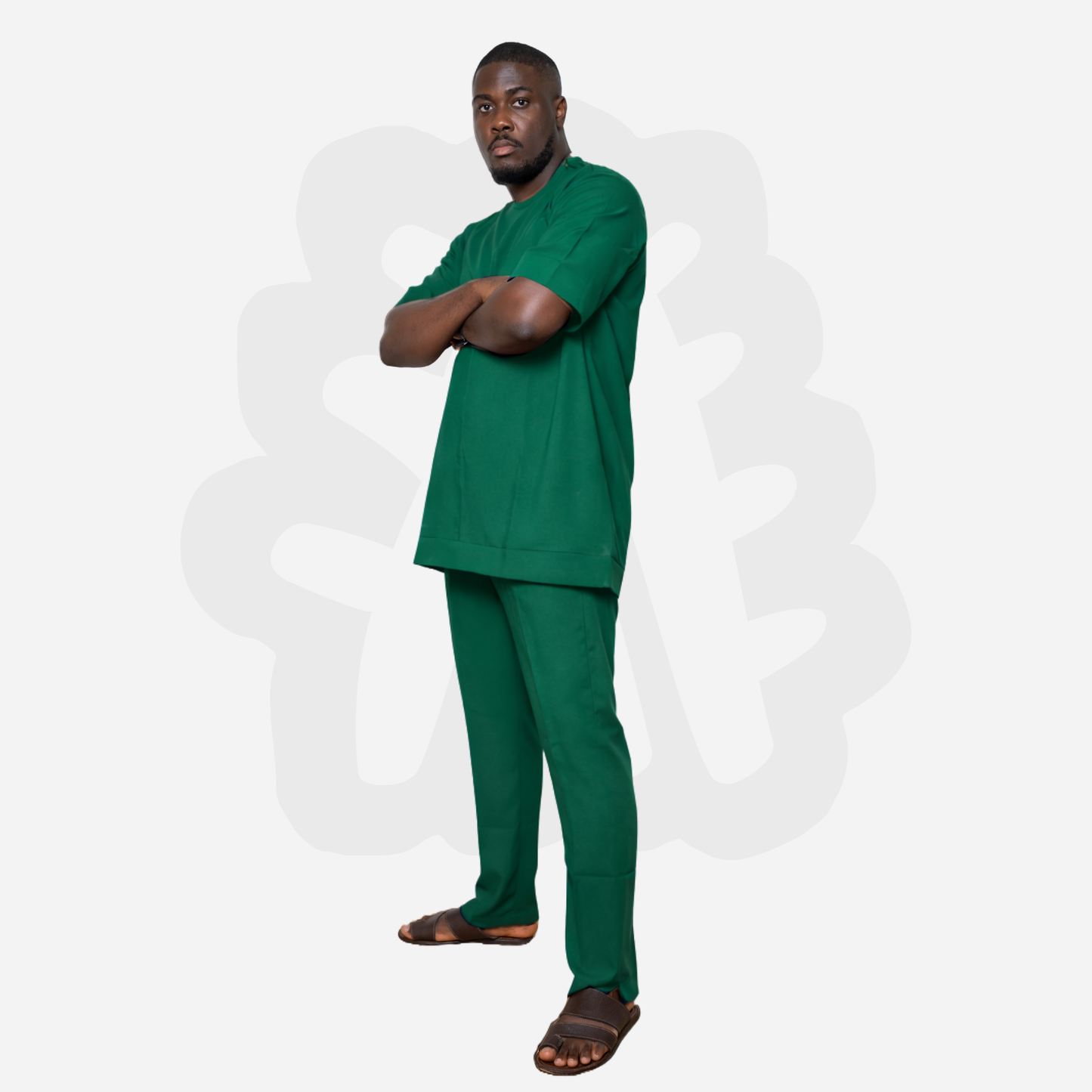 ODOGWU SET - Modern African Men Two-Piece Set