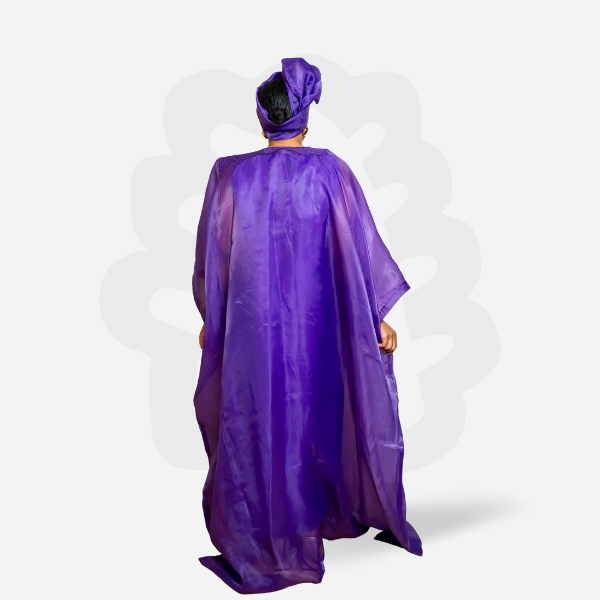 REGAL ORGANZA BUBU WITH EMBROIDERY STITCHES