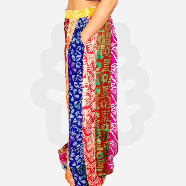 ADIRE COLLAGE Palazzo Trousers